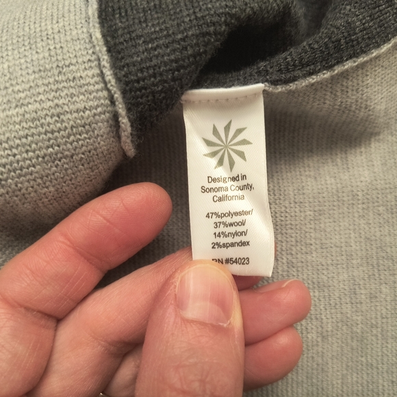 Athleta Black and Gray Long Sleeve Dress Size medium - Picture 3 of 4